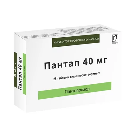 ПАНТАП ТАБЛ.П/О, 40МГ, №28