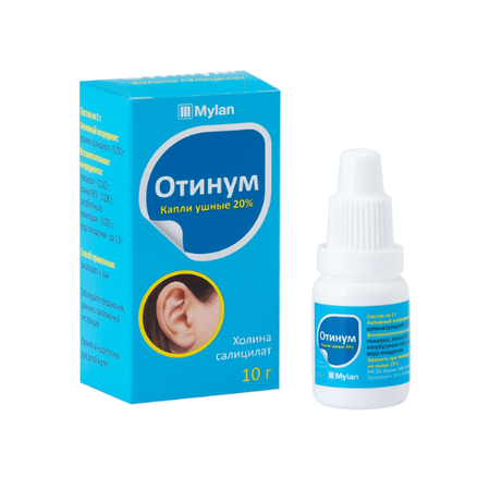 ОТИНУМ ФЛ., КАПЛИ УШН., 20% 10МЛ