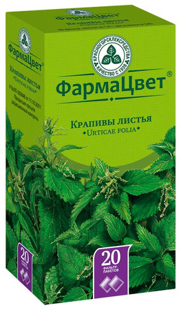 КРАПИВЫ ЛИСТЬЯ ФИЛЬТР-ПАКЕТ, 1,5Г, №20