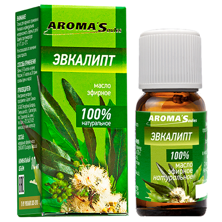 ЭВКАЛИПТА МАСЛО ЭФИРНОЕ УП., 10МЛ