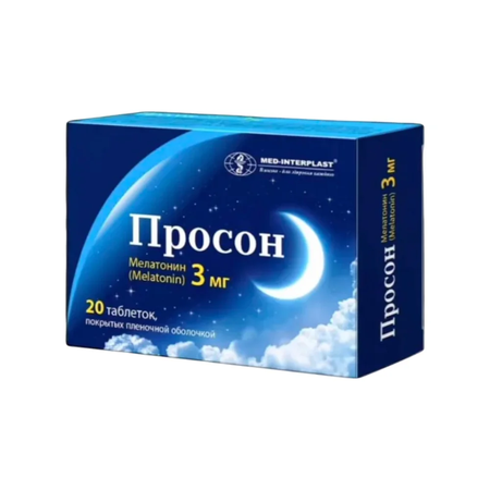 ПРОСОН ТАБЛ.П/О, 3МГ, №20