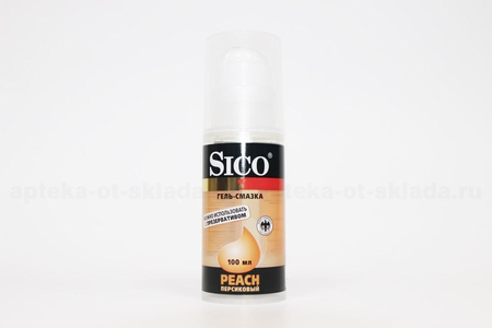 ГЕЛЬ-ЛУБРИКАНТ SICO PEACH ПЕРСИКОВЫЙ УП., 100МЛ