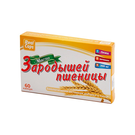 ЗАРОДЫШЕЙ ПШЕНИЦЫ МАСЛО КАПС., 300МГ, №60