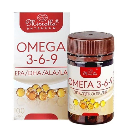 ОМЕГА 3-6-9 MIRROLLA КАПС., №100