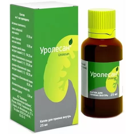 УРОЛЕСАН Ф-КАП., КАПЛИ ОРАЛ., 25МЛ