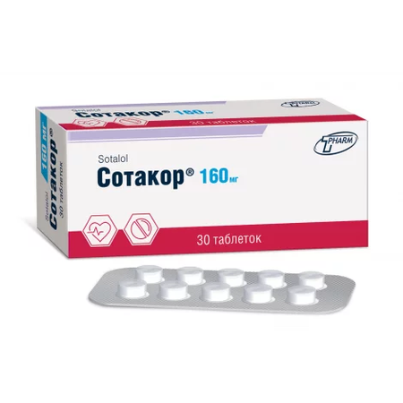 СОТАКОР ТАБЛ., 160МГ, №30
