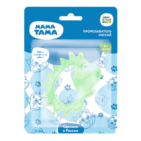 ПРОРЕЗЫВАТЕЛЬ МАМА ТАМА ЕЖИК МЯГК. ЗЕЛЕН. 0+ УП.