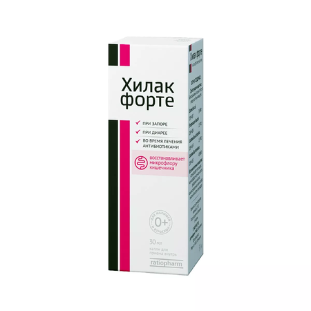 ХИЛАК ФОРТЕ ФЛ., КАПЛИ ОРАЛ., 30МЛ