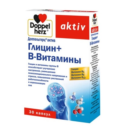 ДОППЕЛЬГЕРЦ АКТИВ ГЛИЦИН В-ВИТ. КАПС., №30