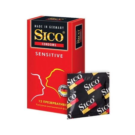 ПРЕЗЕРВАТИВЫ SICO SENSITIVE КОНТУРН. УП., №12