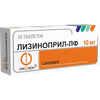 ЛИЗИНОПРИЛ ТАБЛ., 10МГ, №30
