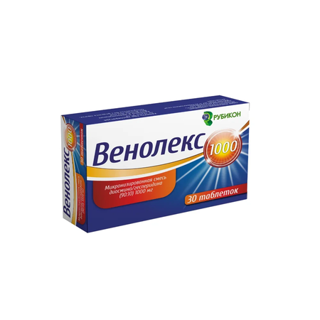 ВЕНОЛЕКС ТАБЛ., 1000МГ, №30