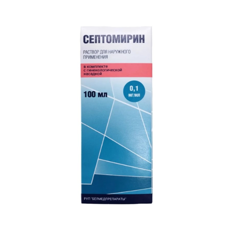 СЕПТОМИРИН ФЛ., Р-Р НАР.+АППЛ., 0,01% 100МЛ
