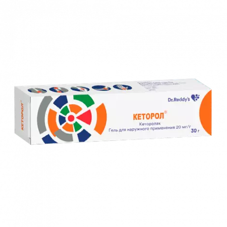КЕТОРОЛ ГЕЛЬ, ТУБА, 2% 30Г