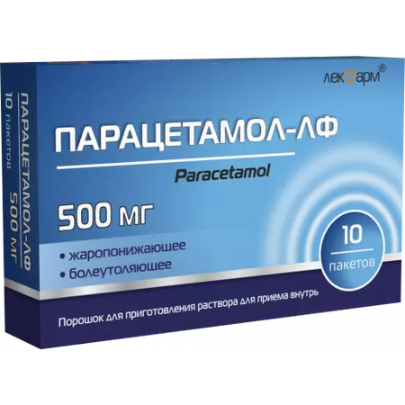 ПАРАЦЕТАМОЛ ПАК., ПОР., 500МГ/5Г, №10