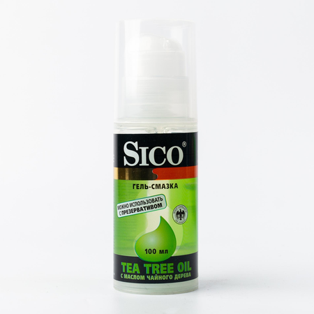 ГЕЛЬ-ЛУБРИКАНТ SICO TEA TREE OIL С МАСЛОМ ЧАЙНОГО ДЕРЕВА УП., 100МЛ