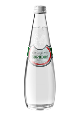 МИН. ВОДА ПРИРОД. ЛЕЧЕБНО-СТОЛОВАЯ ПИТЬЕВАЯ БОРОВАЯ СУЛЬФАТНО-КАЛЬЦИЕВАЯ НЕГАЗ. СТЕКЛ., 0,33Л