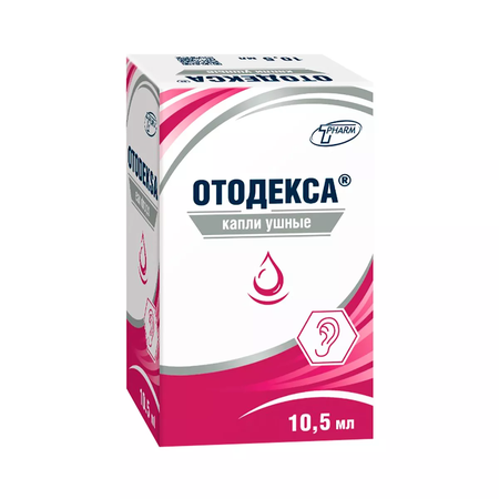 ОТОДЕКСА ФЛ., КАПЛИ УШН., 10,5МЛ