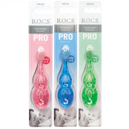 ЗУБНАЯ ЩЕТКА ДЕТ. ROCS PRO 0-3 ЛЕТ УП.
