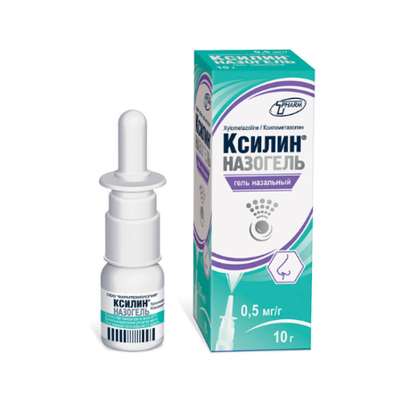 КСИЛИН НАЗОГЕЛЬ ФЛ., ГЕЛЬ НАЗ., 0,5МГ/Г 10Г