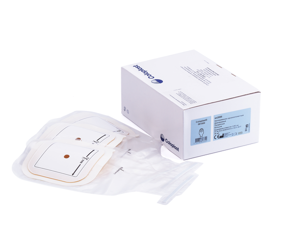 КАЛОПРИЕМНИК ОДНОКОМП. ДРЕНИР. COLOPLAST MC2000 ПРОЗР. Р. MAXI ВЫРЕЗ. ОТВ. 10-80ММ УП.