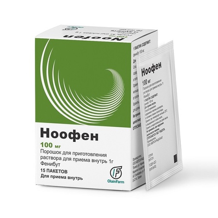 НООФЕН 100 ПАК., ПОР.ОРАЛ., 100МГ, №15