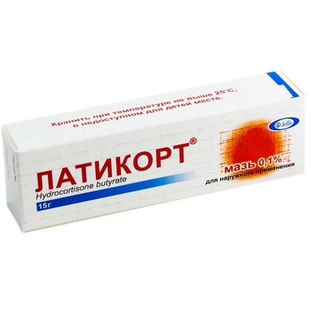 ЛАТИКОРТ МАЗЬ, ТУБА, 0,1% 15Г