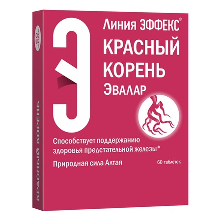 КРАСНЫЙ КОРЕНЬ ТАБЛ., 500МГ, №60