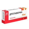 ДРОТАВЕРИН ТАБЛ., 40МГ, №20