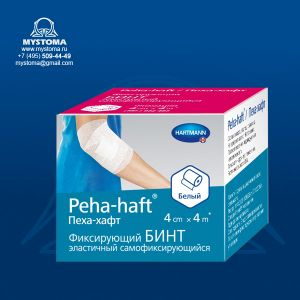БИНТ ФИКС. PEHA-HAFT (ПЕХА-ХАФТ), БЕЛЫЙ, Р-Р (ДЛИНА В РАСТЯН. СОСТОЯН.): 4СМХ4М