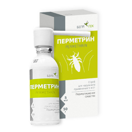 ПЕРМЕТРИН ФЛ., СПРЕЙ, 50Г