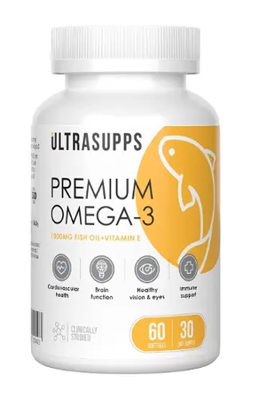 УЛЬТРАСАППС ПРЕМИУМ ОМЕГА-3  КАПС., №60