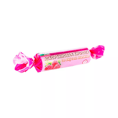 АСКОРБИНОВАЯ КИСЛОТА СО ВКУСОМ МАЛИНЫ ТАБЛ., 2,7Г, №10