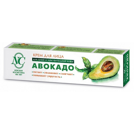 КРЕМ Д/ЛИЦА АВОКАДО ПИТ. Д/СУХ. ЧУВСТ. КОЖИ ДНЕВН. УП., 40МЛ