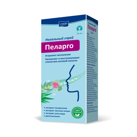 ПЕЛАРГО ФЛ., СПРЕЙ НАЗ., 25МЛ