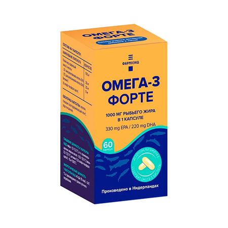 ОМЕГА-3 ФОРТЕ КАПС., 1,36Г, №60