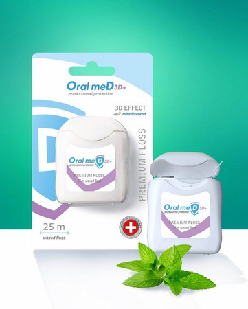 ЗУБНАЯ НИТЬ ORAL MED 3D УП., 25М
