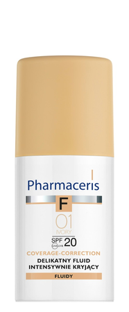 ФЛЮИД ТОН. НЕЖНЫЙ SPF20 ТОН 01 СЛОНОВ. КОСТЬ PHARMACERIS F УП., 30МЛ