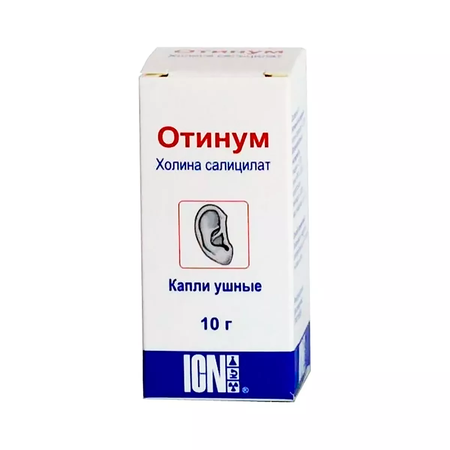 ОТИНУМ ФЛ., КАПЛИ УШН., 20% 10МЛ
