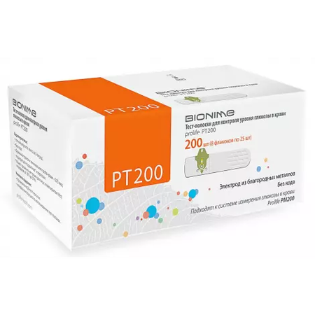 ТЕСТ-ПОЛОСКИ PROLIFE PT 200 (200ШТ.)
