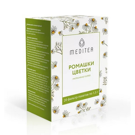 РОМАШКИ ЦВЕТКИ ФИЛЬТР-ПАКЕТ, 1,5Г, №20
