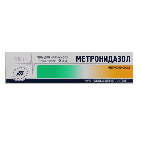 МЕТРОНИДАЗОЛ ГЕЛЬ, ТУБА, 1% 18Г
