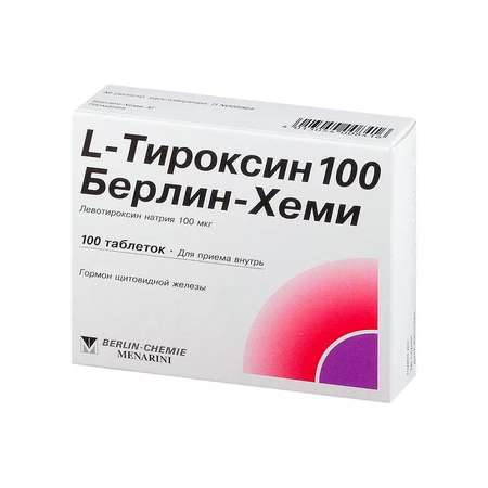 L-ТИРОКСИН ТАБЛ., 100МКГ, №100
