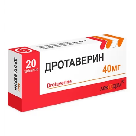 ДРОТАВЕРИН ТАБЛ., 40МГ, №20