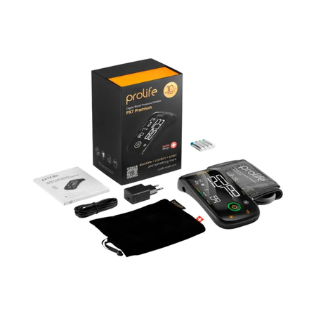 ИЗМЕРИТЕЛЬ АРТЕРИАЛЬНОГО ДАВЛЕНИЯ АВТОМАТИЧЕСКИЙ PROLIFE PX7 PREMIUM (BP 168A)