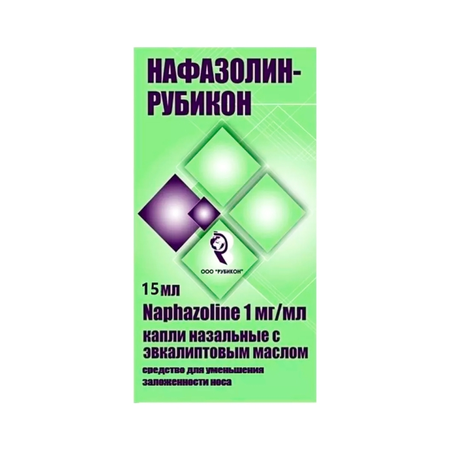 НАФАЗОЛИН ЭВКАЛИПТ ФЛ., КАПЛИ НАЗ., 0,1% 15МЛ