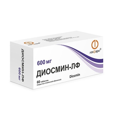 ДИОСМИН ТАБЛ.П/О, 600МГ, №60