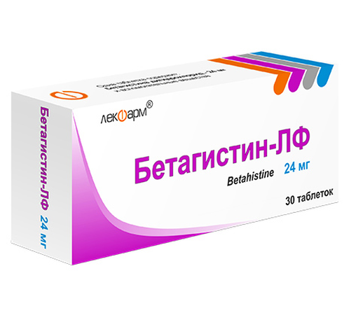БЕТАГИСТИН ТАБЛ., 24МГ, №30