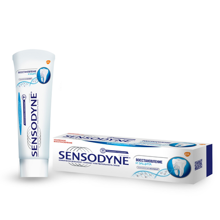 ЗУБНАЯ ПАСТА SENSODYNE ЗАЩ. И ВОССТ. ФТОР УП., 75МЛ