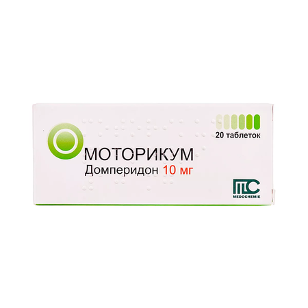 МОТОРИКУМ ТАБЛ., 10МГ, №20